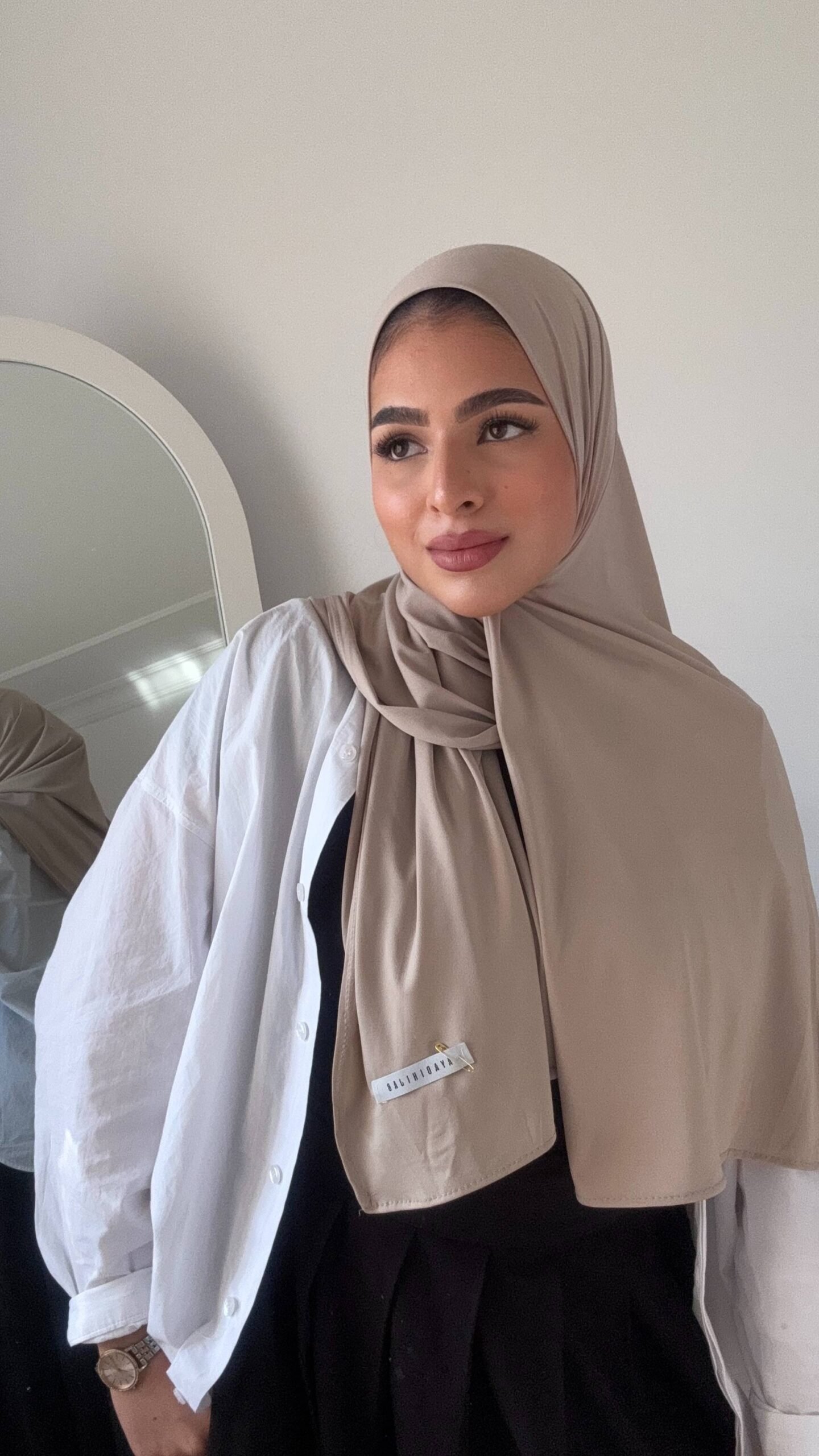 JERSEY AYADI DEGRADATION BEIGE – Image 3